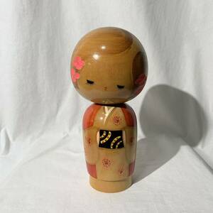 宮下はじめ 高さ24.5cm 郷土玩具 伝統民芸 伝統こけし 創作こけし アンティーク JAPANESE KOKESHI DOLL HAJIME MIYASHITA antique old 