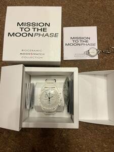 【新品】Snoopy x OMEGA x Swatch BIOCERAMIC MoonSwatch Mission To The Moonphase ホワイト　オメガ スウォッチ スヌーピー 