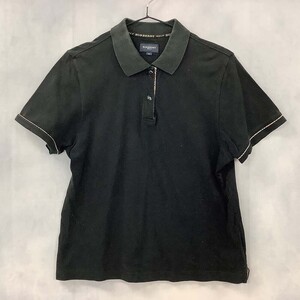 BURBERRY GOLF バーバリーゴルフ ポロシャツ ブラック系 L / 小型便OK [PT14721]