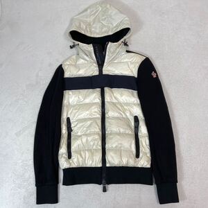 ☆美品☆ MONCLER MAGLIA ニット切り替え　ダウンジャケット　レディース　Sサイズ