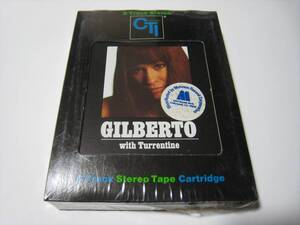 【8トラックテープ】 ASTRUD GILBERTO / ★未開封★ GILBERTO WITH TURRENTINE US版 アストラッド・ジルベルト ある愛の詞 PONTEIO 収録