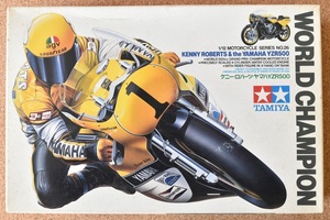 ■貴重品■1/12 ケニー・ロバーツ ヤマハYZR500 「オートバイシリーズ No.26」 ディスプレイモデル　タミヤ 　TAMIYA ※箱に痛みあり