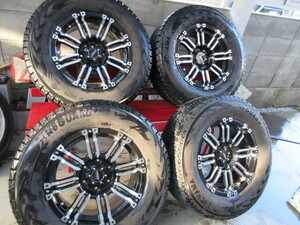 BIGWAY B-MUDX超美品　17×８J +2０ 139.7 6H 4本 150プラド ハイラックス サーフ等　265/65R17 112Ｇ　 倉庫保管品 手渡しOK 東松山市高坂