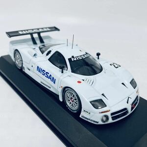 CN439801 CAR・NEL(京商) 1/43 NISSAN R390 LONG TYPE Le Mans 1998 TEAM NISSAN TEST CAR 日産R390ロングタイプ チーム日産テストカー