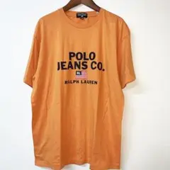 デッドストック 90s 00s ポロジーンズ　ロゴ半袖Tシャツ