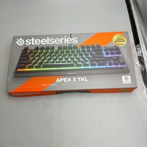 A steelseries ゲーミングキーボード 有線 APEX3TKL 未開封