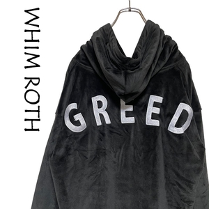 ★WHIM ROTH ウィムロス GREED プルオーバーパーカー オーバーサイズ