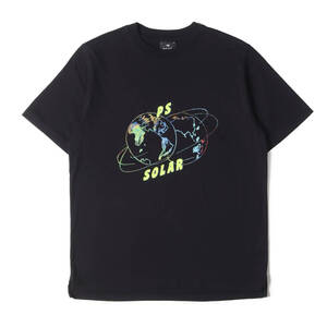 Paul Smith ポールスミス Tシャツ サイズ:M 21SS PS SOLAR プリント オーガニックコットン クルーネック Tシャツ ブラック 黒 トップス