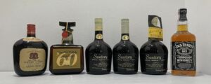 D(0611y6) ☆未開栓☆ SUNTORY サントリー など ウイスキー お酒 アルコール 古酒 まとめ売り 6本 まとめて