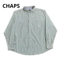 CHAPS over size stripe shirt