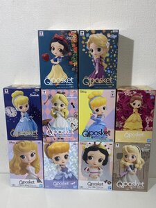 【未開封】Qposket　キューポスケット　Disney　お姫様10体セット　ラプンツェル、白雪姫、ベル、シンデレラなど