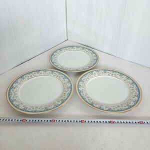 Noritake ノリタケ ポロネーズ　金彩　ディナー皿　直径約27cm　3枚