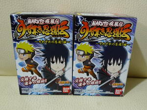 バンダイ 食玩 NARUTO疾風伝 うずまき忍道伝 それぞれの忍道!!編 三.はたけカカシ 五.奈良シカマル