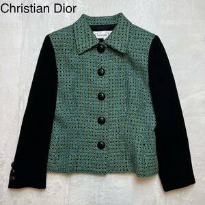 美品 Christian Dior ディオール ツイード ジャケット