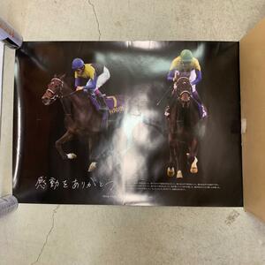 ［競馬］　ディープインパクト 　JRA ポスター「感動をありがとう」　A1 約594×841mm