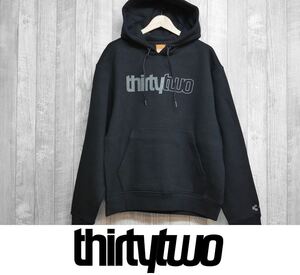 【新品】25 ThirtyTwo DOUBLE TECH HOODIE - XLサイズ - BLACK/CHARCOAL 撥水 パーカー スノーボード 正規品