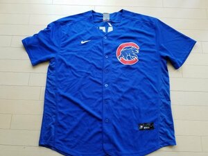 美品 AUTHENTIC NIKE ナイキ MLB シカゴ・カブス ハビアー・バエズ ユニフォーム ゲーム シャツ 56 サイズ ベースボール 選手実用と同仕様