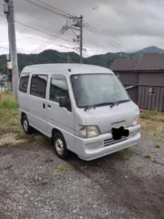 低走行　車検長い　サンバーバン