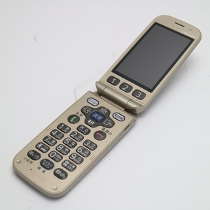 中古 F-08C ゴールド 即日発送 DoCoMo ガラケー FUJITSU らくらくホン 本体 あすつく 土日祝発送OK