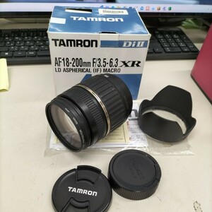 K291【美品】TAMRON タムロン 高倍率ズームレンズ AF18-200mm F3.5-6.3 XR DiII ペンタックス用 