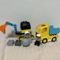 レゴ　LEGO デュプロ　トラックとショベルカー