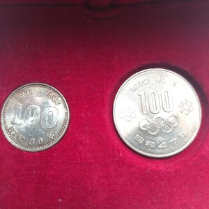 東京オリンピック 100円硬貨型メダル 昭和39年 1964年 コイン コレクション アンティーク 札幌オリンピック1972年 昭和47年100円記念硬貨