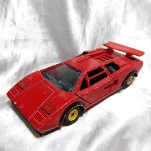 【ジャンク】カウンタック ミニカー　ランボルギーニ　1/43 BANDAI JAPAN lamborghini countach LP500