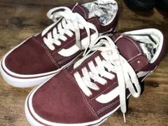 Vans Off The Wall Old Skool 24cm バーガンディ