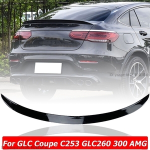 メルセデスベンツ GLC クラスクーペ C253 GLC260 GLC300 AMG 2016-2021 リアトランクスポイラー ウイングリップ カー用品 He88