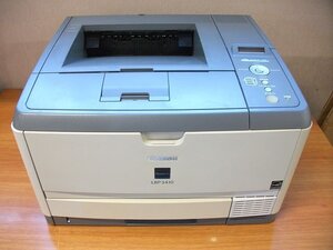 ● 中古レーザープリンタ / Canon LBP3410 / 印字枚数:88,657枚 / 自動両面印刷対応 / トナーなし ●