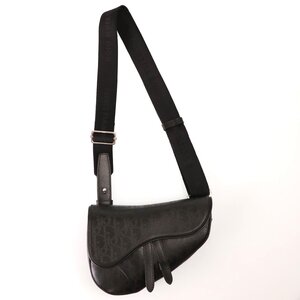 ディオールオム ミニ サドルバッグ ボディーバッグ ブラック DIOR HOMME MINI SADDLE 1ADPO191VPI 03E NOIR/MULTIC わけあり 新品