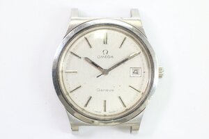 【不動品】OMEGA オメガ Geneve ジュネーブ 136.0102 Cal.1030 手巻き デイト シルバーカラー メンズ 腕時計 フェイスのみ 3820-HA