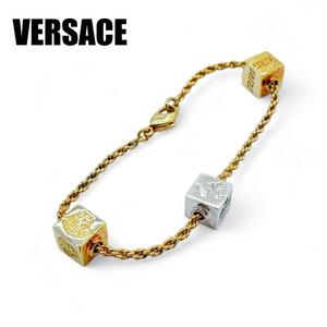 1円〜　美品　VERSACE　ヴェルサーチ 希少デザイン　ブレスレット アクセサリー メデューサ