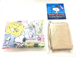 スヌーピー エコバッグ　2WAYパスケース USJ ニッセイ ミスド　定期入れ　SNOOPY　メモ帳　親子エコバッグ