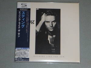 USED★紙ジャケ(SHM-CD)★エンハンスト仕様★入手難★ナッシング・ライク・ザ・サン★スティング