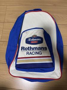 未使用 ホンダ ロスマンズ /ホンダ Rothmans /HONDA HRC 防水 デイパック バイク用 リュックサック