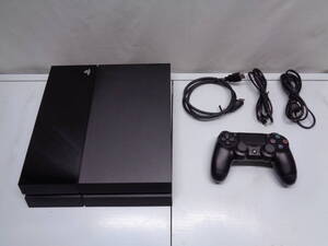 25-3②　PS4 本体　PlayStation 4 ジェット・ブラック 500GB CUH-1100A