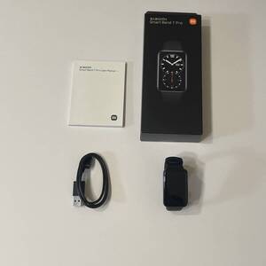 【美品】シャオミ　Xiaomi Smart Band 7 Pro ブラック スマートウォッチ　本体 GPS内蔵 健康モニタリング 元箱・付属品有り　(540)