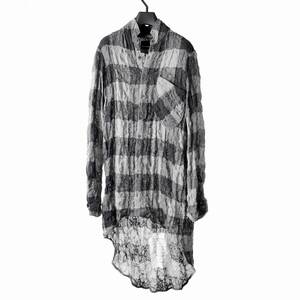 SOSNOVSKA exclusive CHAMELEON PLAID CHECK SHIRT sizeXS 定価88660円 Aleksandr Manamis m.a+ BORIS BIDJAN SABERI A.F ARTEFACT JULIUS