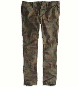 * AE アメリカンイーグル Straight Camo Pant 迷彩パンツ 綿パン 30×34 / Camo *