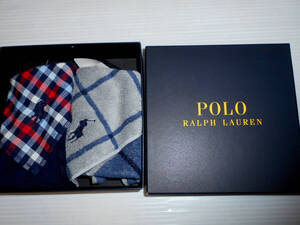 未使用★POLO Ralph Lauren 　ポロ ラルフローレン 　ハンカチセット　　　　（３F　ケ