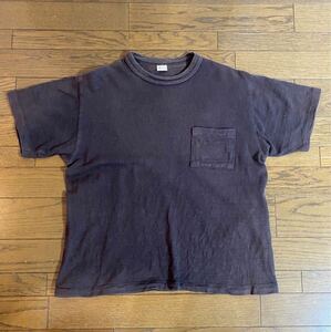 【Mサイズ】 ウエアハウス　4601 黒　ポケット Ｔシャツ　ポケT スミクロ　ブラック