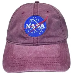 USA CAP 6パネルキャップ NASA ロゴ刺繍 古着