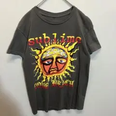 お120 sublime バンドT 半袖シャツ　プリント　古着