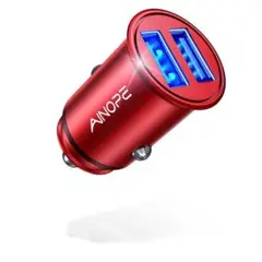 AINOPE シガーソケット usb【全金属/軽量】カーチャージャー 車