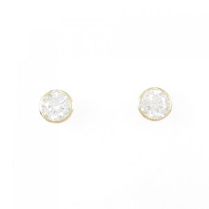 【リメイク】K18YG/ST ダイヤモンド ピアス 1.013CT 1.026CT G SI2 EXT