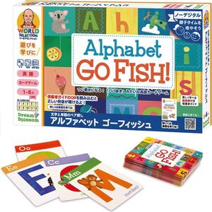 メール便発送 ドリームブロッサム 長友先生 英語ゲーム 文字と単語のペア探し アルファベット ゴーフィッシュ 4歳以上