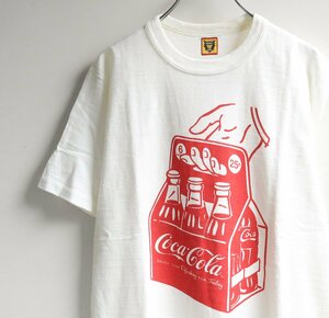 COCA-COLA × HUMAN MADE × BEAMS ◆ イラスト Tシャツ Sサイズ 白 コカコーラ ヒューマンメイド ビームス◆31/G0711