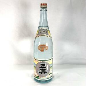 『未開栓』 正春酒造 焼酎 正春 透明瓶 1800ml