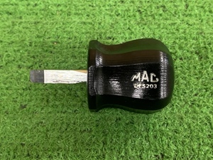 【中古品】マックツールズ/MAC TOOLS　ペンタグリップ スクリュードライバー　スタッビー マイナス #2　DFS203　w287